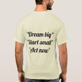 T - Shirt mit Motivationsziffern (Rückseite)