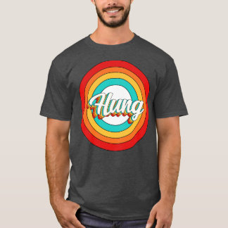 T-Shirt mit Namen Vintage Hung Circle