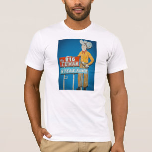 T - Shirt mit Neonzeichen des großen Texan