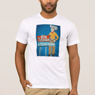 T - Shirt mit Neonzeichen des großen Texan