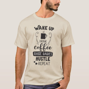 T - Shirt mit Niedlichem Kaffee für Männer