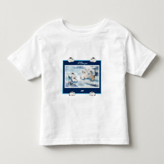 T-Shirt mit niedlichen Kaninchen, digitale Zeichnu