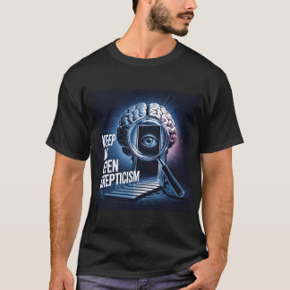T-Shirt mit offener Skepsis