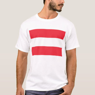 T Shirt mit österreichischer Flagge