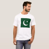 T Shirt mit pakistanischer Flagge (Vorne ganz)