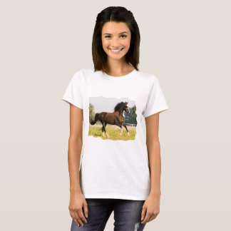 T-Shirt mit Pferd mit Sonnenbrille