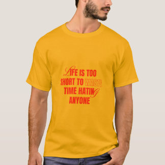 T-Shirt mit positivem Denkansatz-Zitat