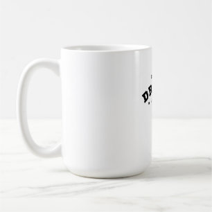 T-Shirt mit positivem Gedankengut-Zitat Kaffeetasse
