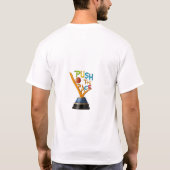 T - Shirt mit "Push The Pace". (Rückseite)