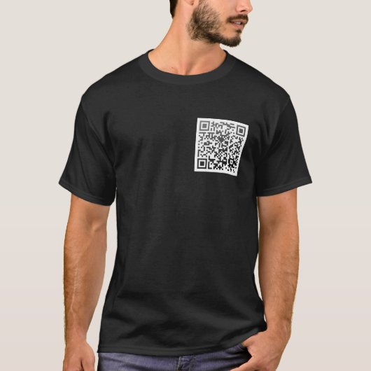T - Shirt mit Qr Code (Vorderseite)