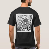 T - Shirt mit Qr Code (Rückseite)