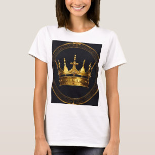 T-Shirt mit Queen-Logo für Damen Design der köni