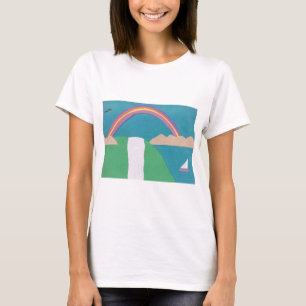 T - Shirt mit Regenbogendesign