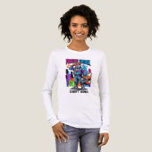 T-Shirt mit Retro-Fuchs-Grafik „Future Shock Drift Tri-Blend Shirt (Vorderseite voll)