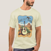 T-Shirt mit Sage City Band Design. (Vorderseite)