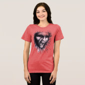 T - Shirt mit schäumender Oberfläche (Vorderseite voll)