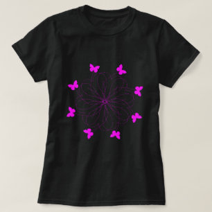 T-Shirt mit Schmetterlingen