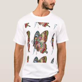 T - Shirt mit Schmetterlingsdesign und Eleganz in 