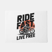 T - Shirt mit schnellem Live-Fahrrad Fußmatte (Vorderseite)