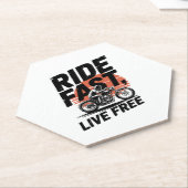 T - Shirt mit schnellem Live-Fahrrad Untersetzer (angewinkelt)