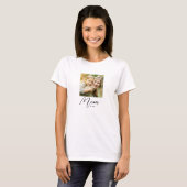 T-Shirt mit Skript-Foto für Mama (Vorne ganz)