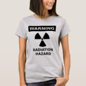 T - Shirt mit Strahlengefahr (Vorderseite)
