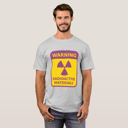 T - Shirt mit Strahlungswarnung (Vorne ganz)