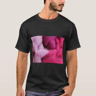 T-Shirt mit strukturiertem Muster – Stylische Tief