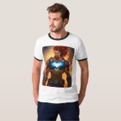 T Shirt mit Superhelden-Design (Vorne ganz)