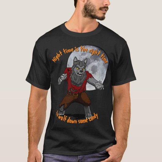 T - Shirt mit Süßigkeiten (Vorderseite)