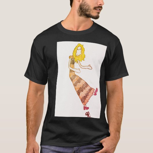 T-Shirt mit Tänzerin (Vorderseite)