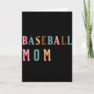 T-Shirt mit Teamname 'Living That Baseball Mom Lif Karte
