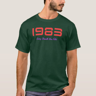 T-Shirt mit Top-Song 1983