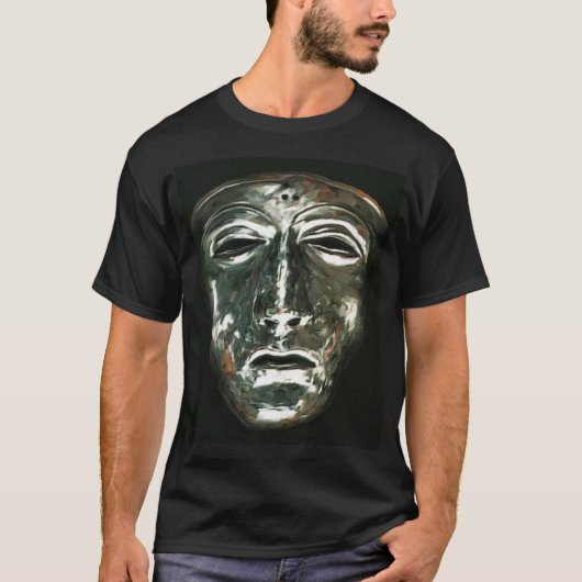 T-Shirt mit Totenmaske ( Ölgemälde ) (Vorderseite)