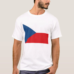 T Shirt mit tschechischer Flagge
