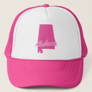 T-Shirt mit Umriss des Bundesstaates Alabama für L Truckerkappe