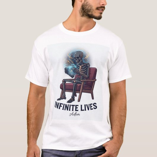 T-Shirt mit unendlichen Leben (Vorderseite)