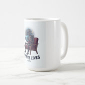 T-Shirt mit unendlichen Leben Kaffeetasse (VorderseiteRechts)