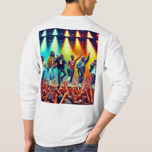 T - Shirt mit unterschiedlicher Gestaltung (Rückseite)