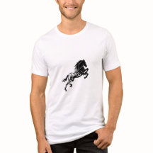 T - Shirt mit unverwechselbarem PferdedesignT-Shir
