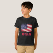 T - Shirt mit US-Flagge (Vorne ganz)