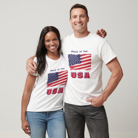 T - Shirt mit US-Flagge (Unisex)