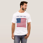 T-Shirt mit US- und Union Jack-Flaggen (Vorne ganz)