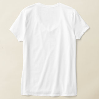 T-Shirt mit V-Ausschnitt für Damen