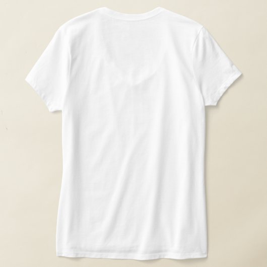 T-Shirt mit V-Ausschnitt für Damen (AblageHinten)