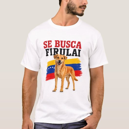T-Shirt mit venezolanischem Hund (Vorderseite)