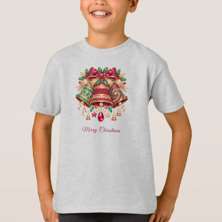 T-Shirt mit verzierten Glocken für Jungen