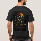 T-Shirt mit Vintage-Botanik-All-Over-Muster (Rückseite)