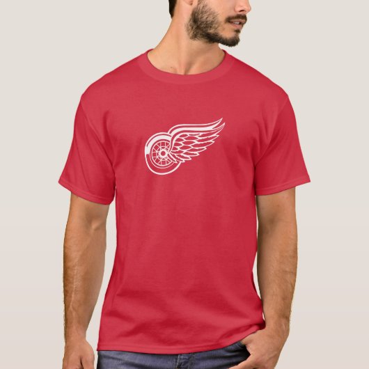 T-Shirt mit Vintage Red-Wings (Vorderseite)