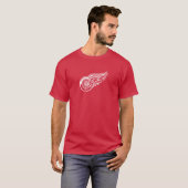 T-Shirt mit Vintage Red-Wings (Vorne ganz)